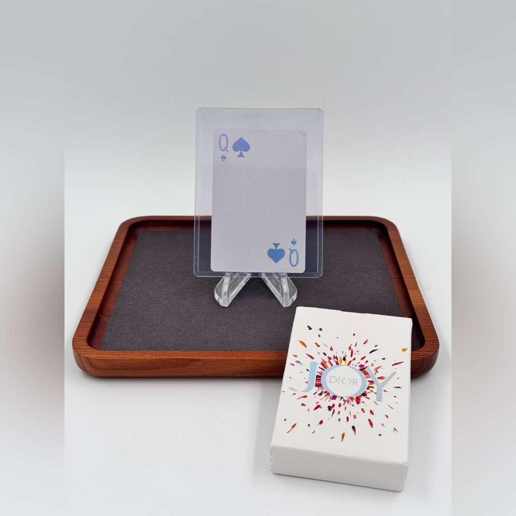 Queen Of Spades Collectible Dior Playing Card